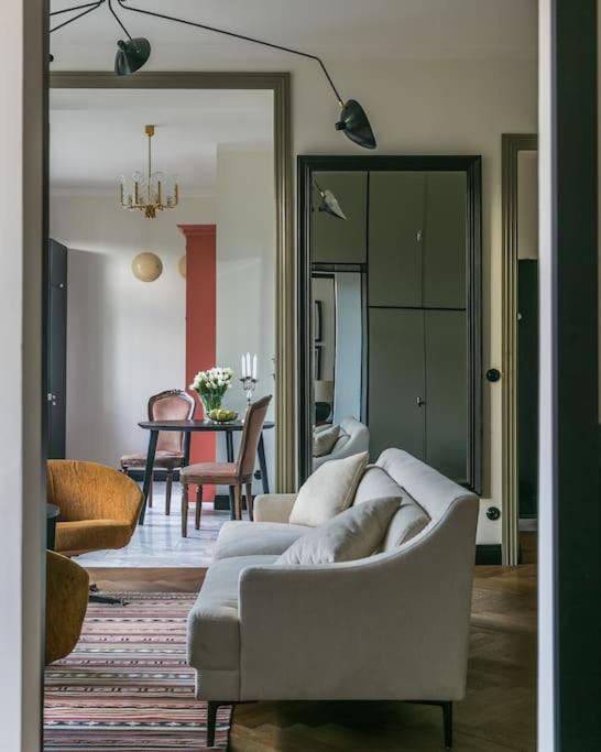 Dark Blue Apartment Varšava Exteriér fotografie